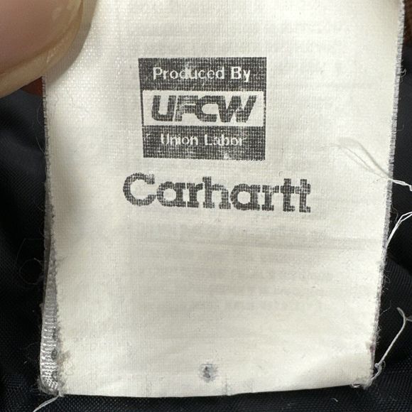 CARHARTT V02 Duck Canvas Vest Quilt Lined Brown Vintage USA Made Size 4XL - Picture 4 of 9